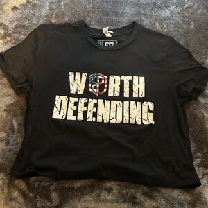 American flag crop top